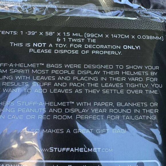 Dallas cowboy leaf bag large New - Picture 4 of 4